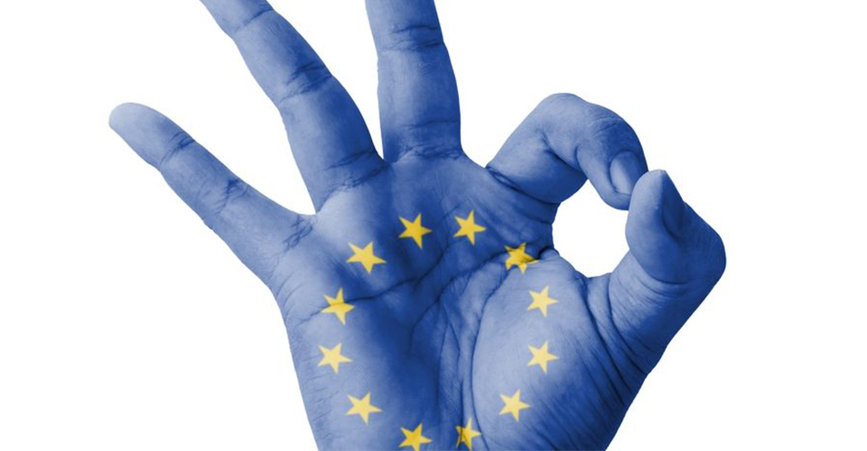 EU Approval OK Hand Gesture EU approval OK hand gesture