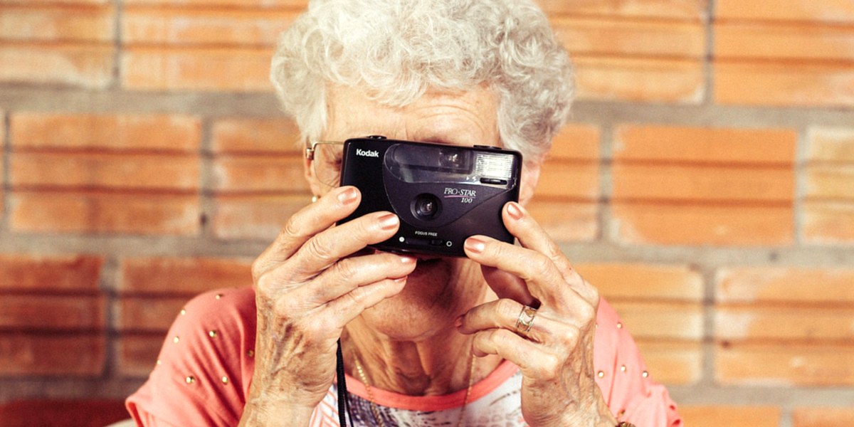 woman taking picture