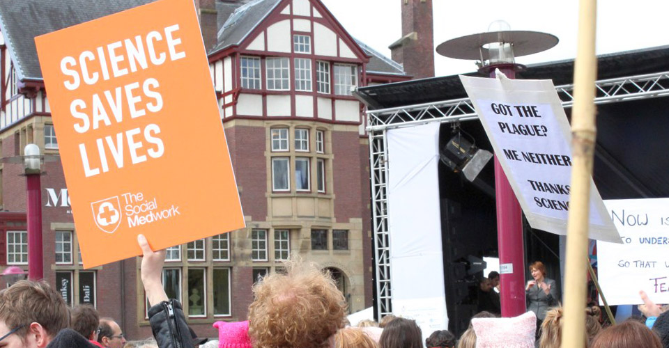 Science saves lives! march for science